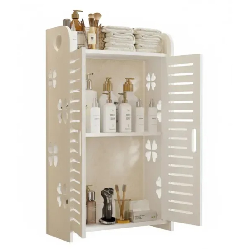 Dulap de perete pentru baie, 34 x 14 x 62 cm​, Alb