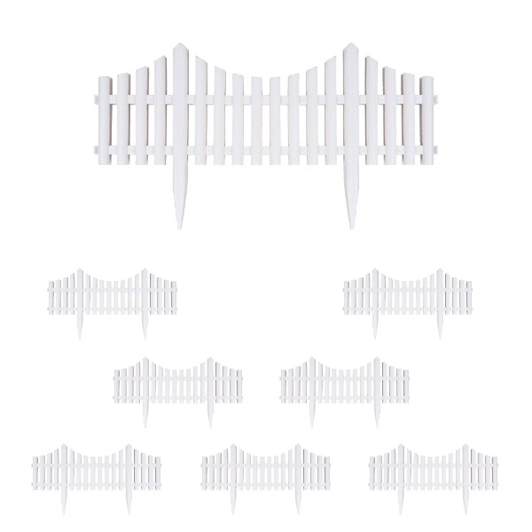 Set 8 bucati gardulet decorativ din plastic