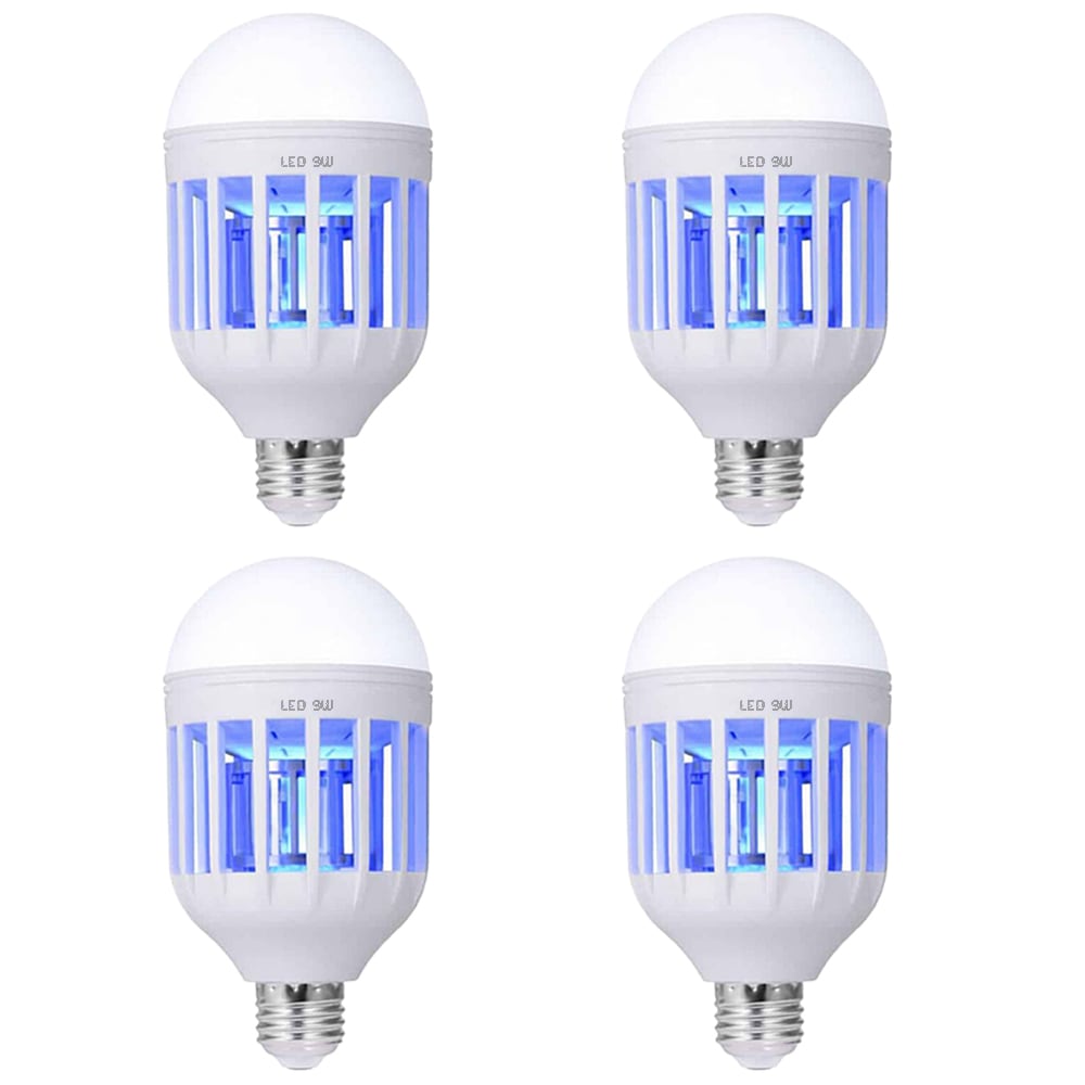 Set 4 x Bec antiinsecte, lampa UV impotriva tantarilor