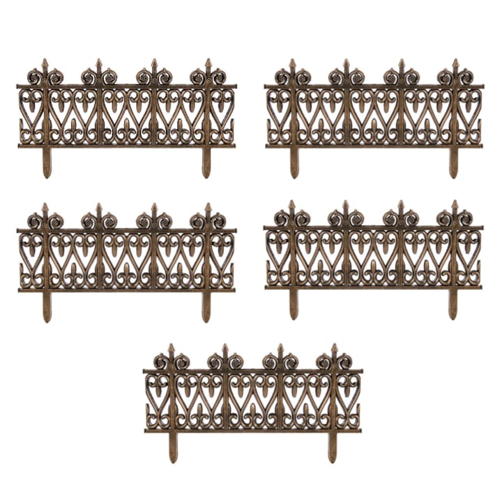 Set 5 gardulete decorative pentru gradina, Bronz, 62×35 cm