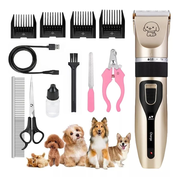 Masina fara fir pentru tuns animale, Accesorii incluse