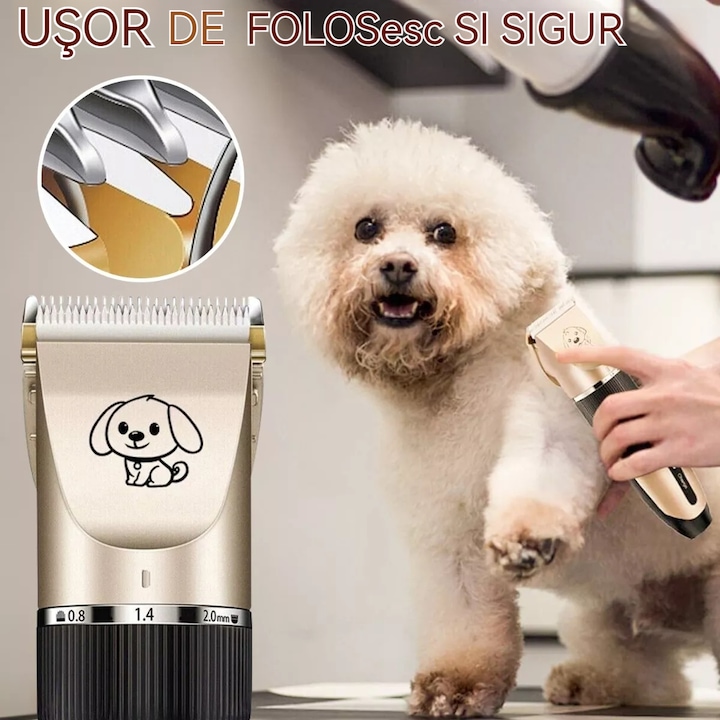 Masina fara fir pentru tuns animale, Accesorii incluse