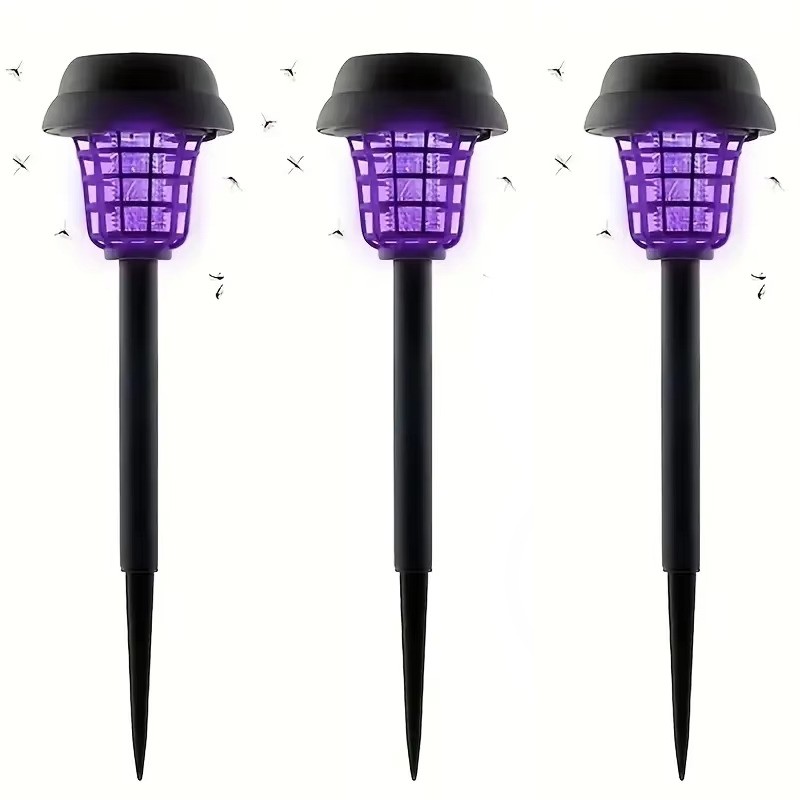 Set 3 x Lampa solara antitantari cu lumina UV