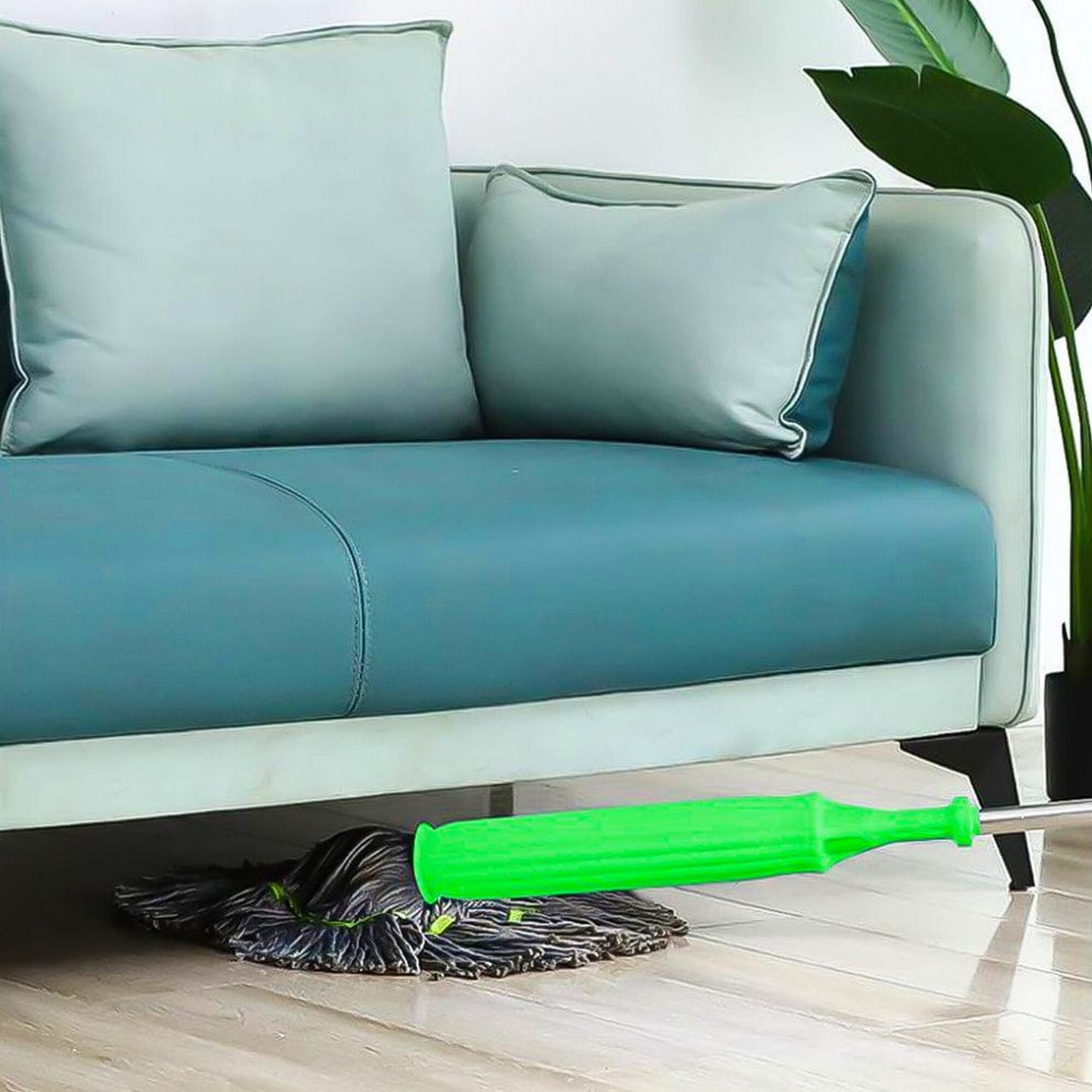 Set 2 x Mop cu stoarcere rapida, Rasucire automata