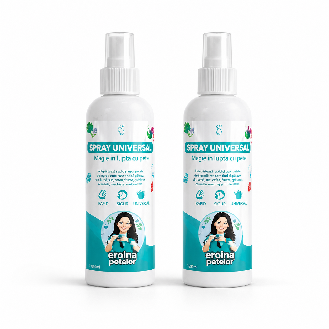 Set 2 x Spray Universal pentru pete 