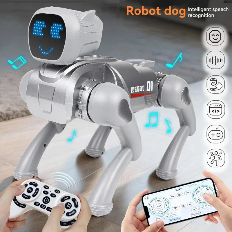 Jucarie interactiva cu recunoastere vocala, Robot Dog Inteligent 01