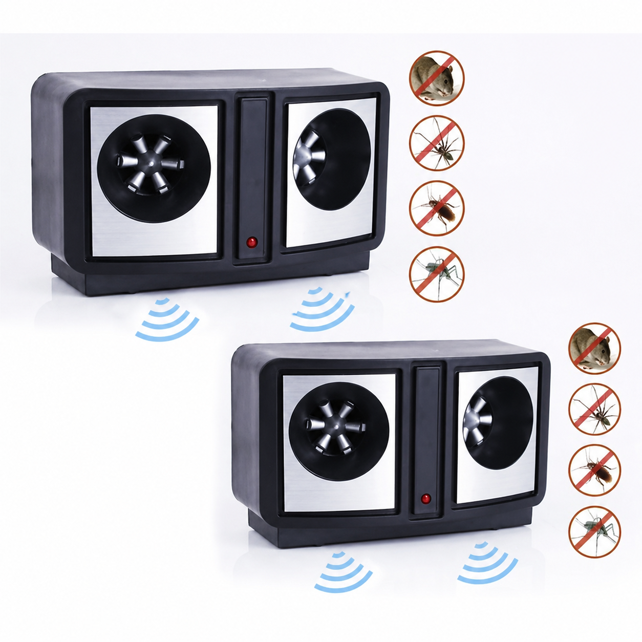 Set 2 x Aparat cu 2 difuzoare impotriva daunatorilor si insectelor