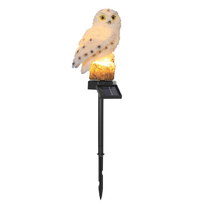 Ornament cu incarcare solara - Bufnita de gradina