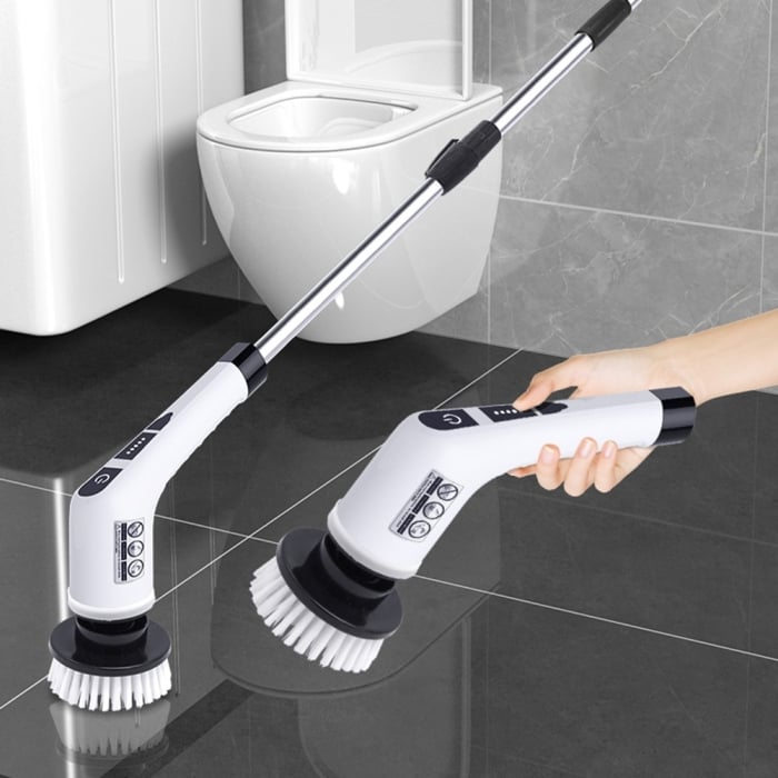 Perie electrica rotativa 7 capete inlocuibile, 2 viteze reglabile