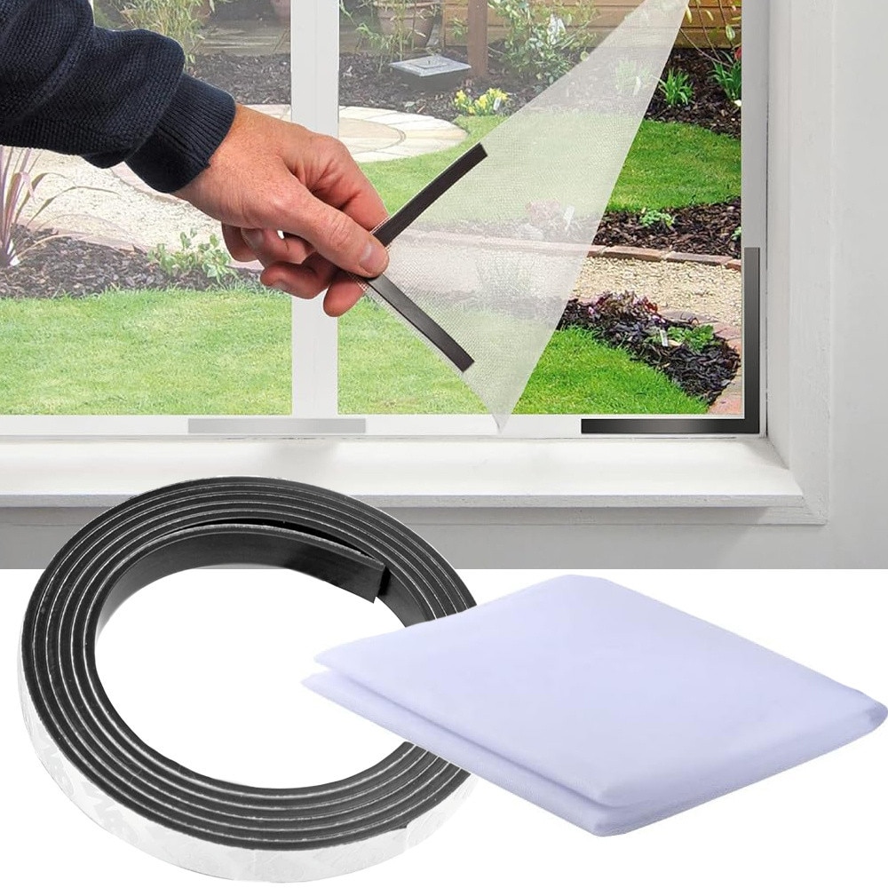 Set 3 x Plasa magnetica antiinsecte, 150 x 180 cm