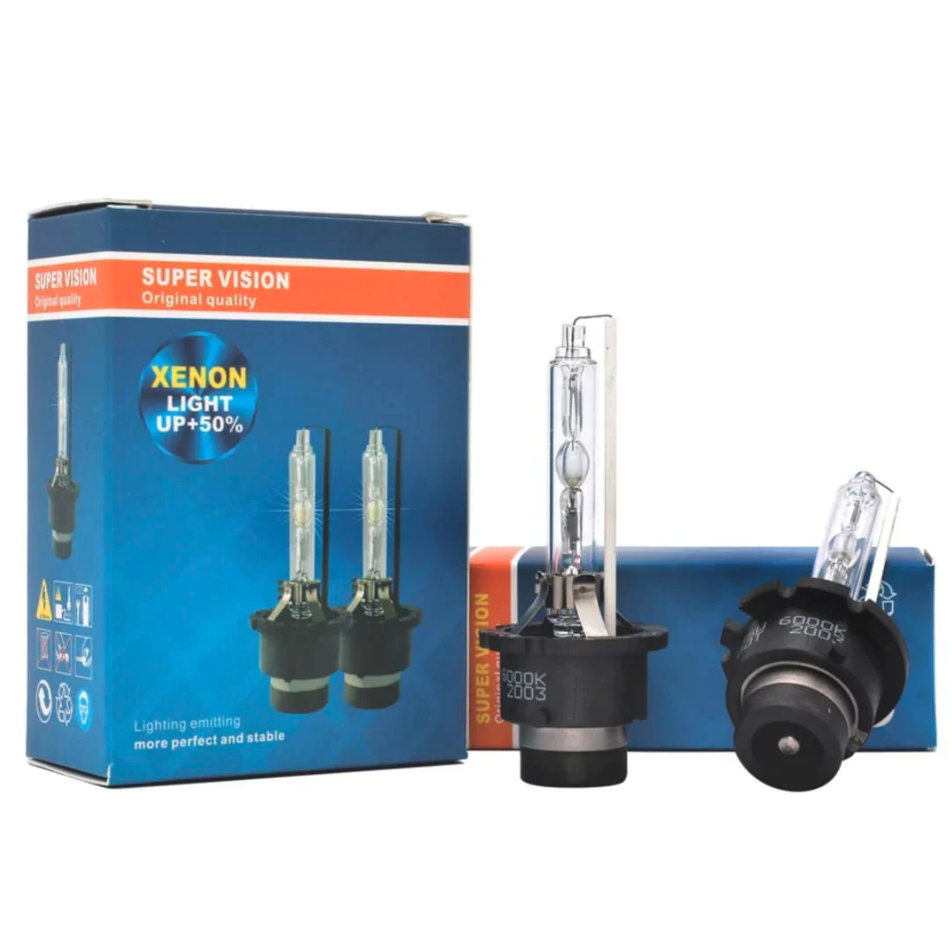 Set 2 becuri xenon D2S 35 W HID 6000K