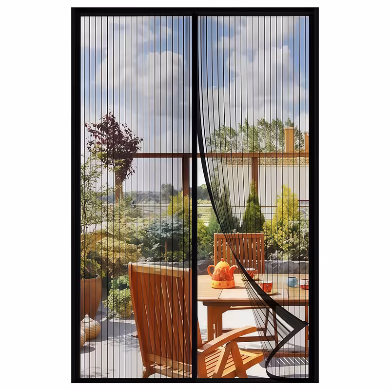 Set 3 perdele magnetice impotriva insectelor, 210 x 100 cm