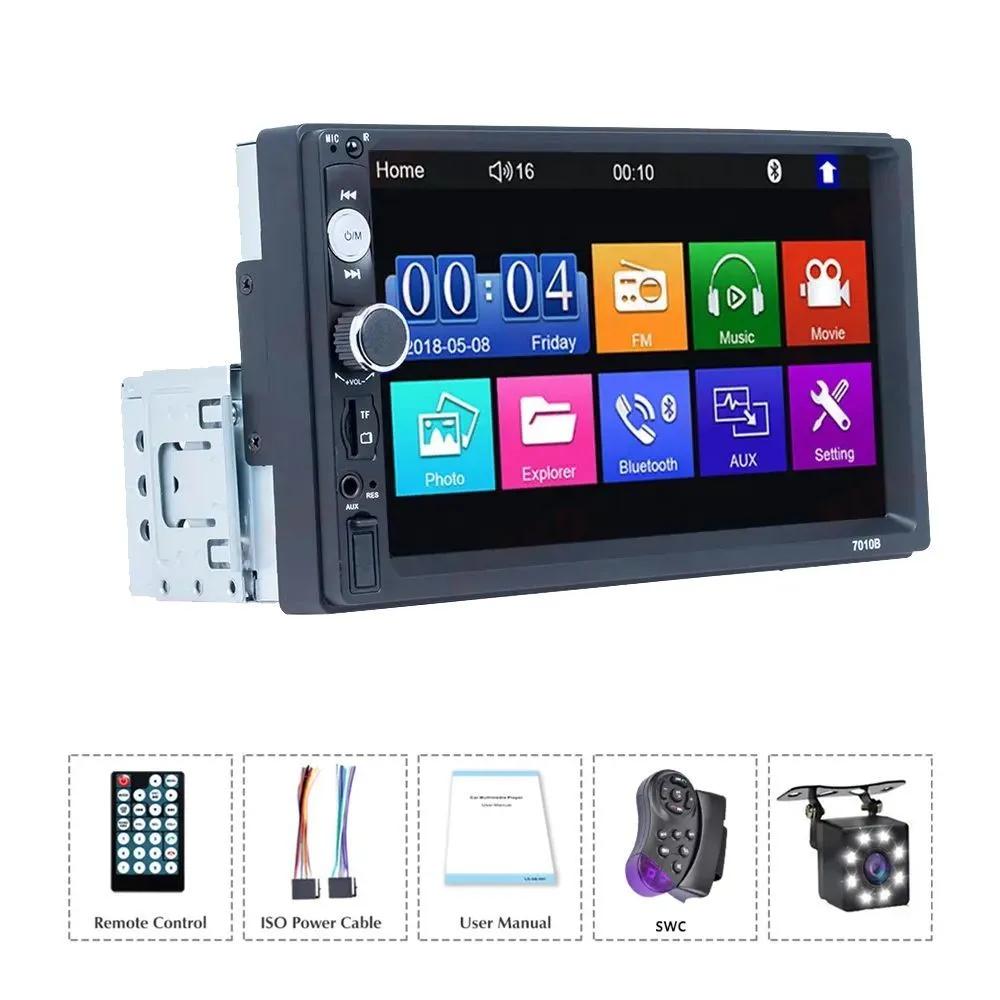 MP5 Player Auto 7010B, Bluetooth, Touchscreen, 4 x 60W, telecomanda