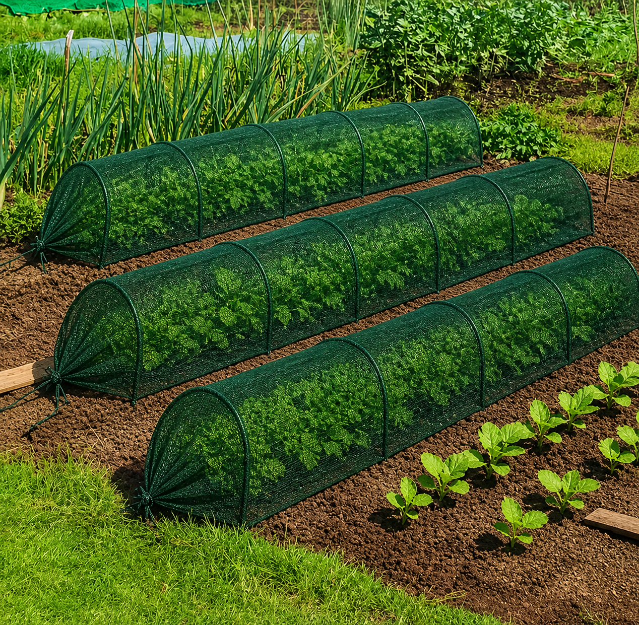 Set 5 x Tunel protectie plante 300x45 cm