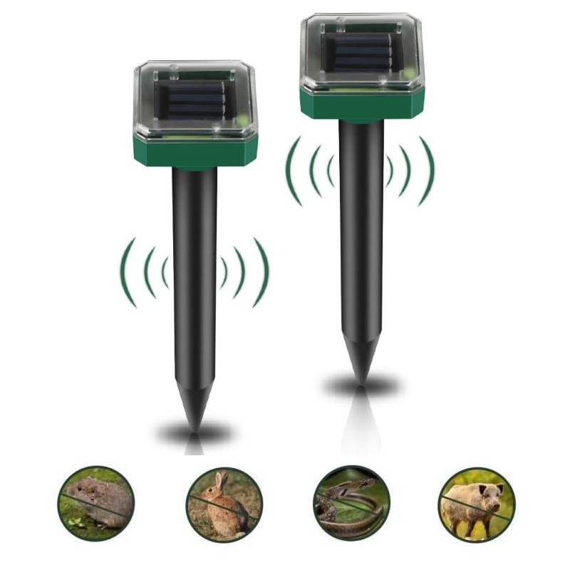 Set 2 x Aparat pentru alungat rozatoarele, efecte sonore si vibratii