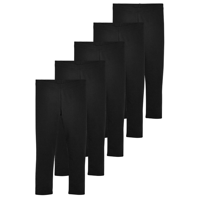 Set 5 colanti vatuiti, 1200 DEN, marime universala, Negru