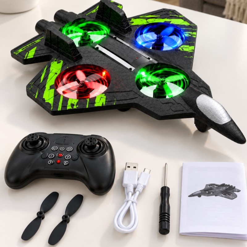 Avion cu telecomanda, 3 trepte de viteza, Rotire 360 grade