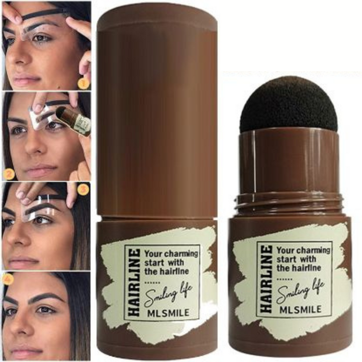 Kit sprancene: pudra si pensula, 10 sabloane