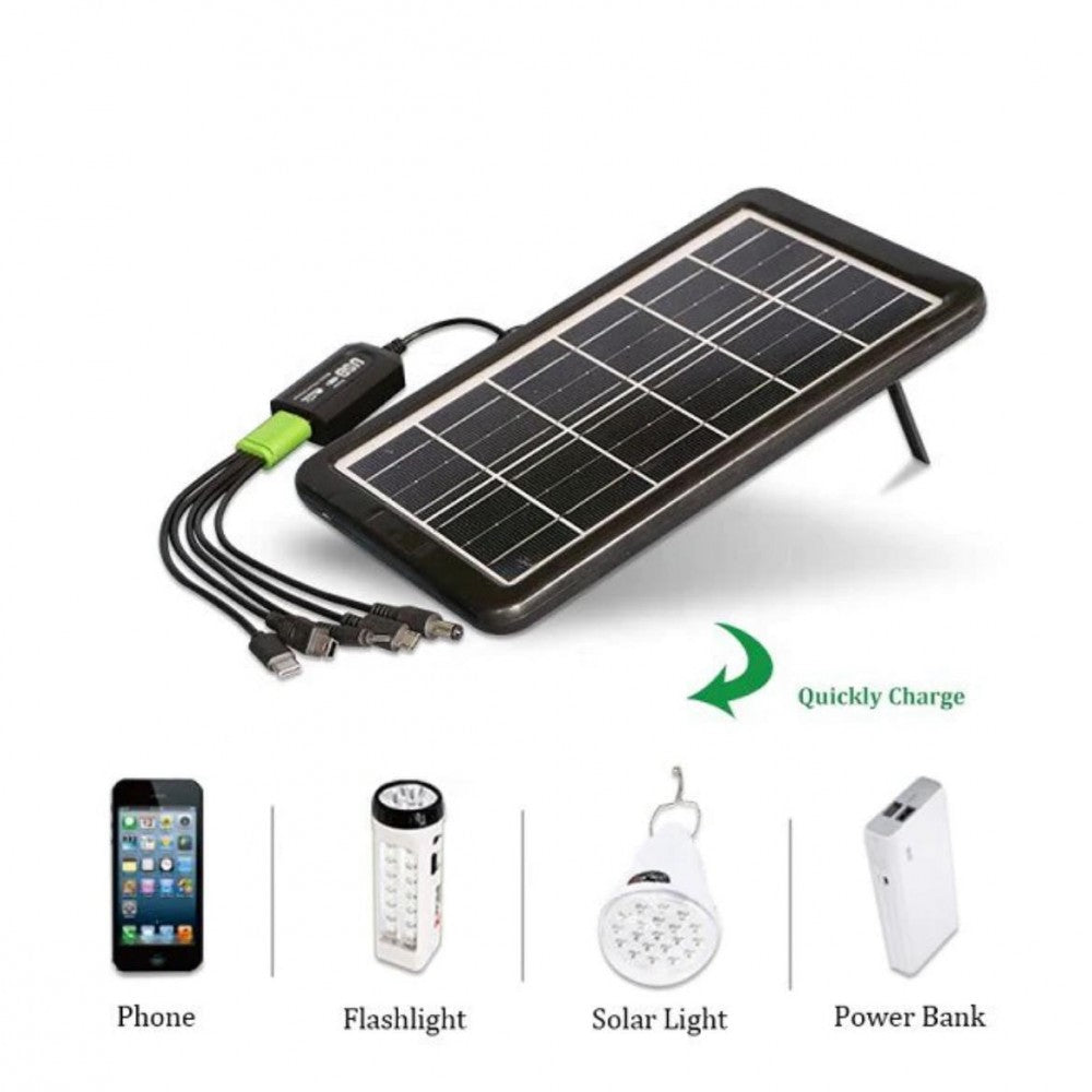 Panou solar portabil 8W cu functie de incarcare telefon