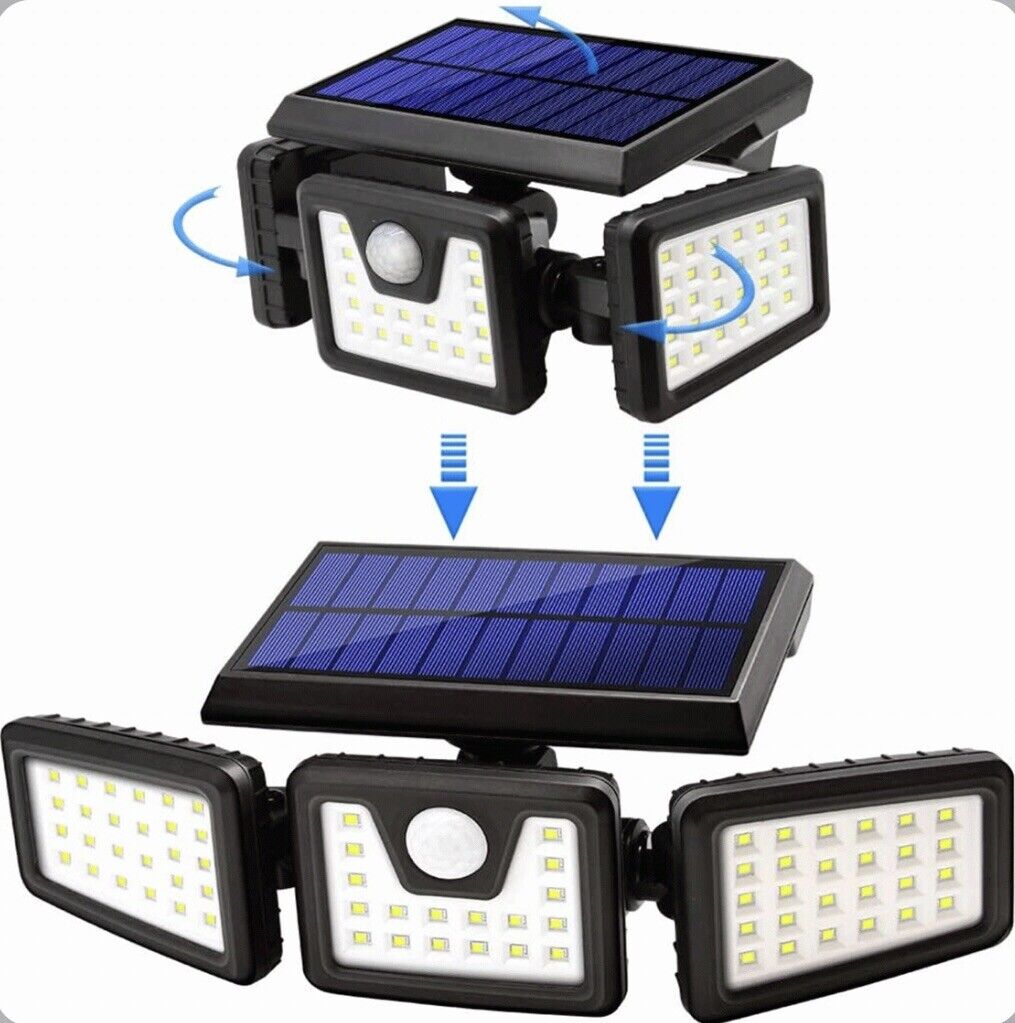 Lampa solara FL 1725A 30 W 74 LED SMD