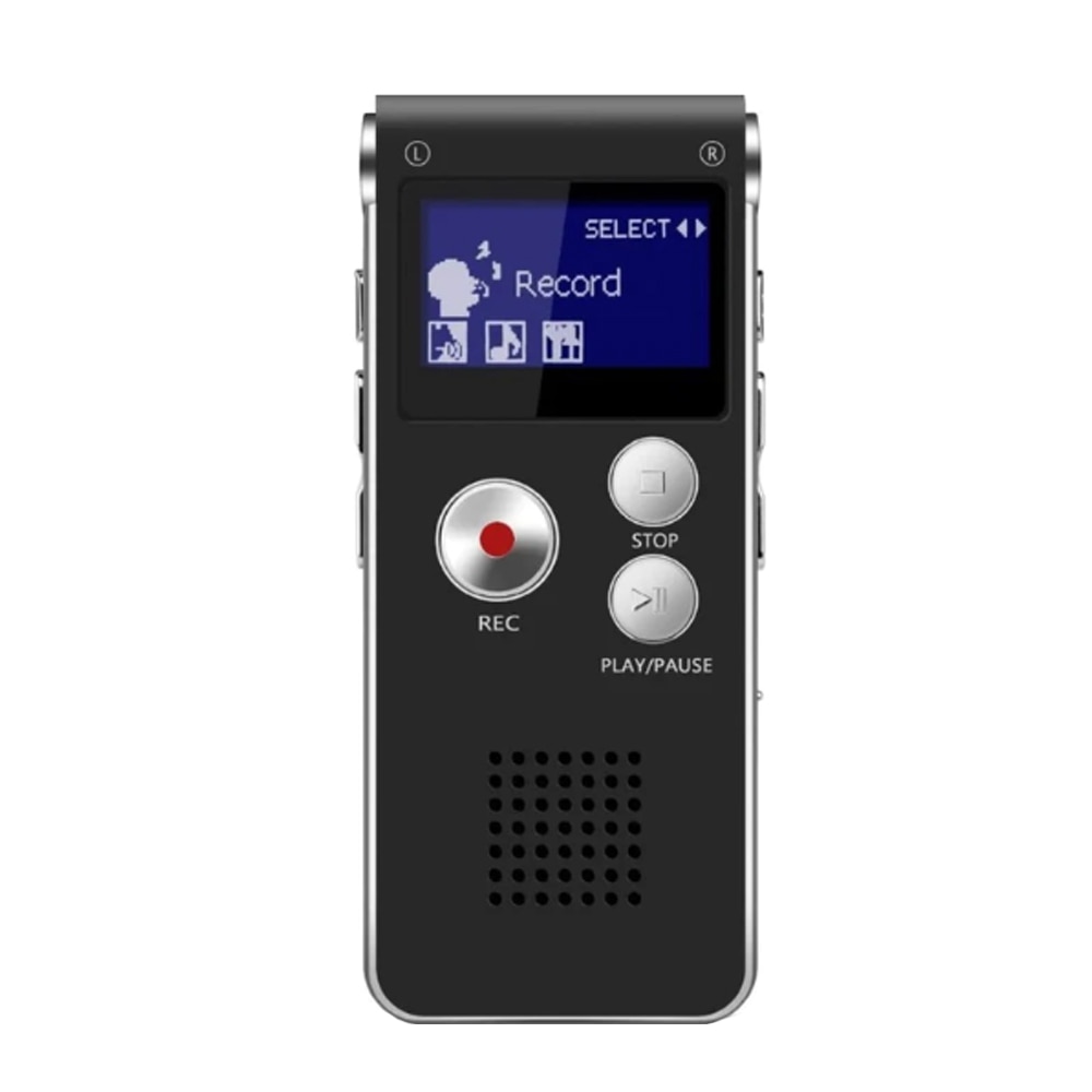 Reportofon digital Andowl Q-LY77, 16G Hifi, MP3/WAV, accesorii, negru