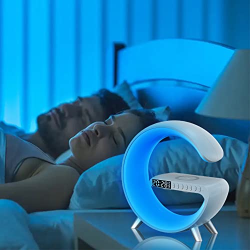 Lampa Smart LED RGB, Wireless Charger 15 W