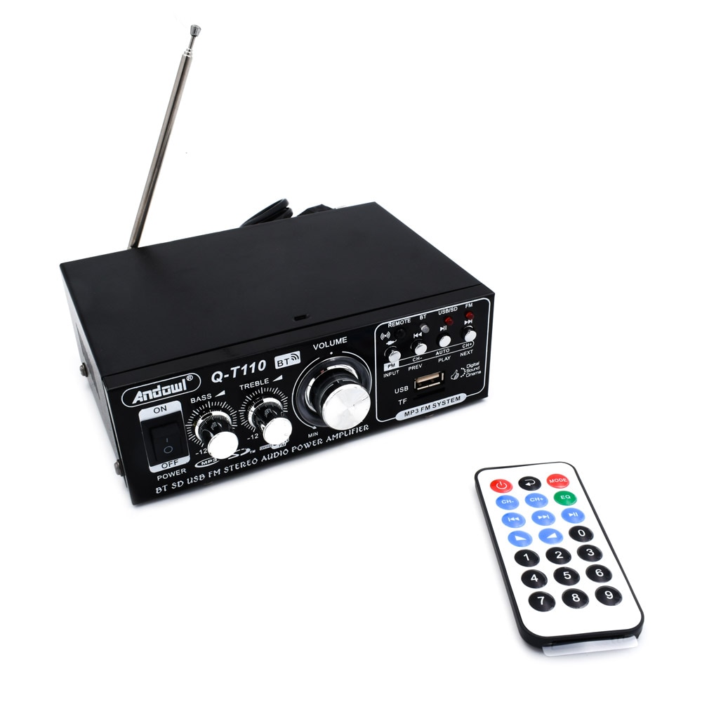 Amplificator Karaoke Bluetooth, card SD, MP3 FM USB