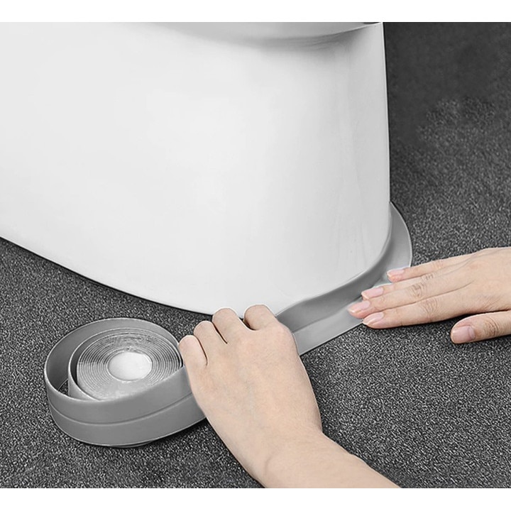 Set 2 x banda adeziva pentru etansare, 3.6 cm x 3.2 M, Gri