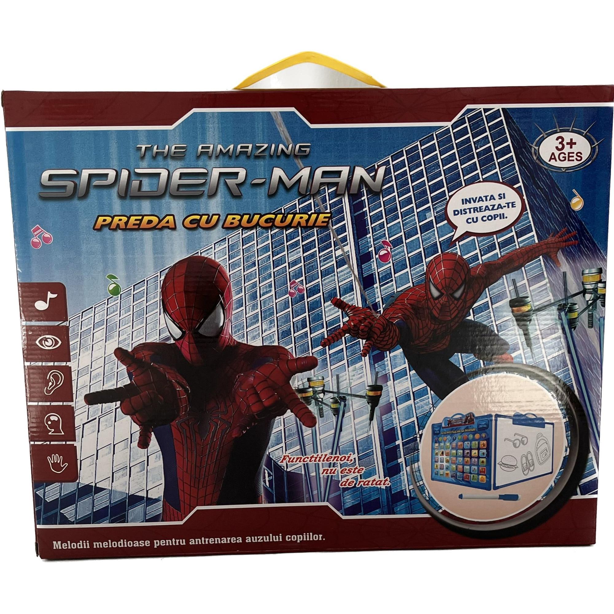 Tableta educativa in limba romana, SpiderMan, 35 x 28 cm