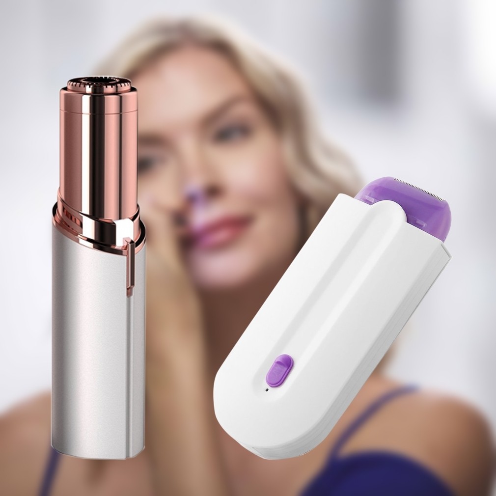 Pachet cosmetic complet: Epilator corp + Trimmer facial