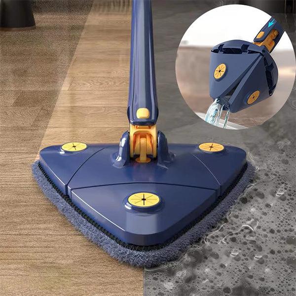 Set 2 x Mop inovativ CleanMaster, reglabil, rotire 360, albastru