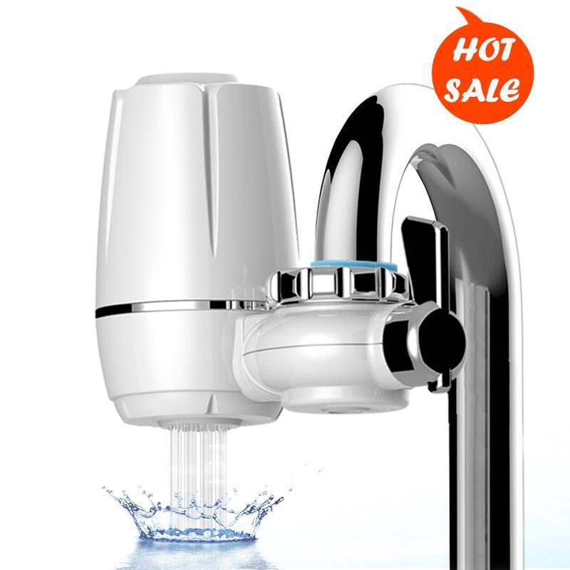Robinet cu filtru pentru purificarea apei, prindere universala