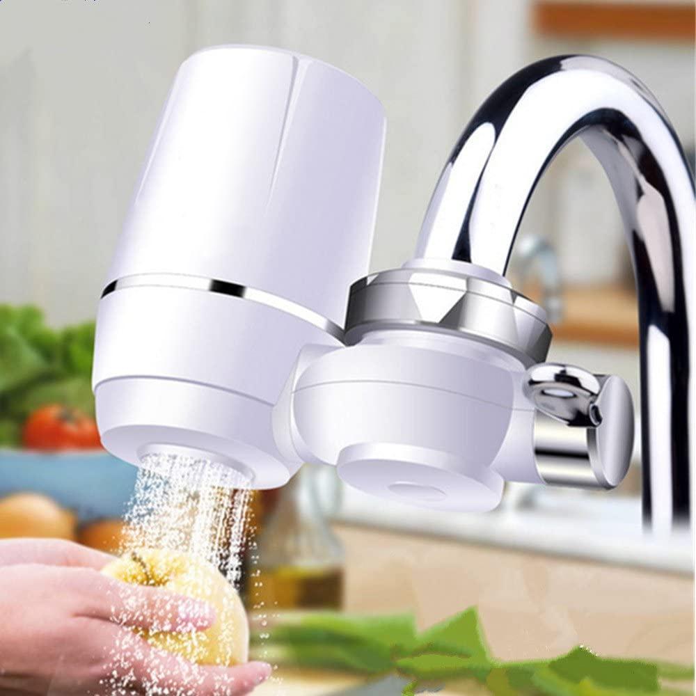 Robinet cu filtru pentru purificarea apei, prindere universala
