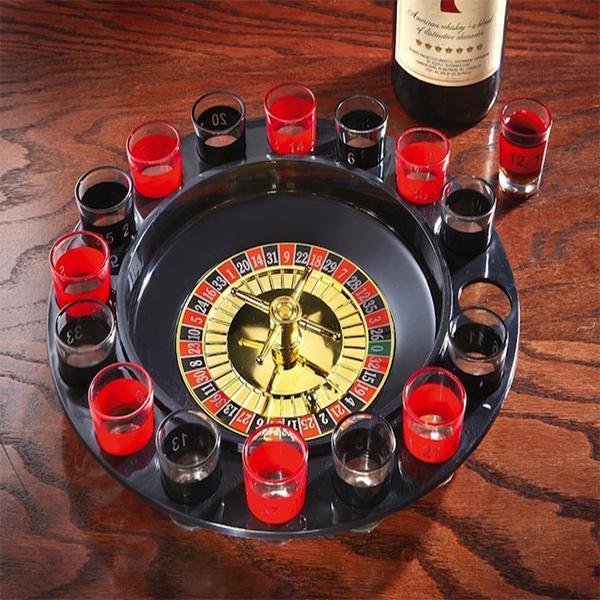 Joc ruleta cu 16 pahare de shot