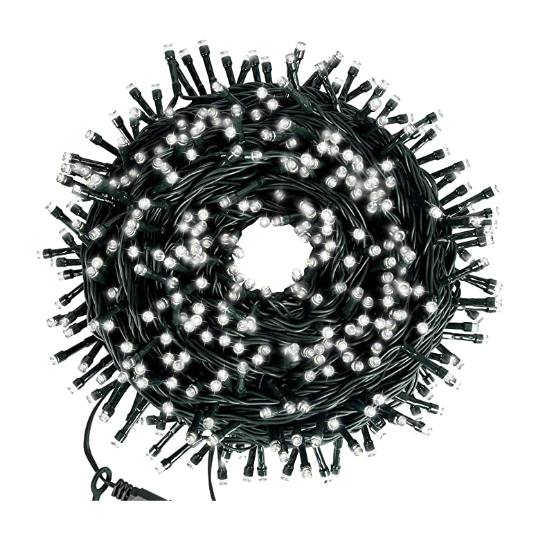 Instalatie LED fir 50 metri, rola 300 LED, Alb rece, 220 V