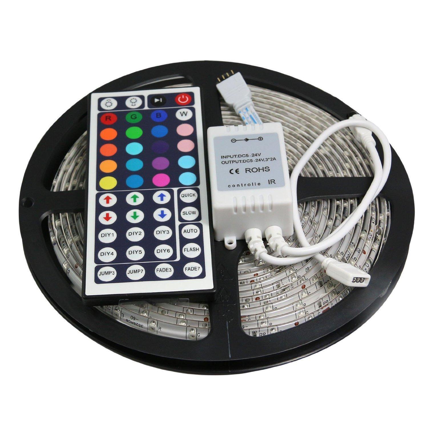 Banda LED RGB multicolor cu telecomanda 5 metri