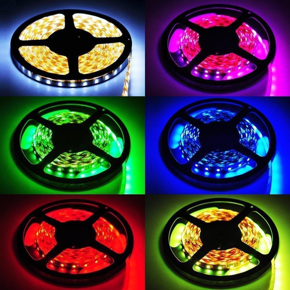 Banda LED RGB multicolor cu telecomanda 5 metri