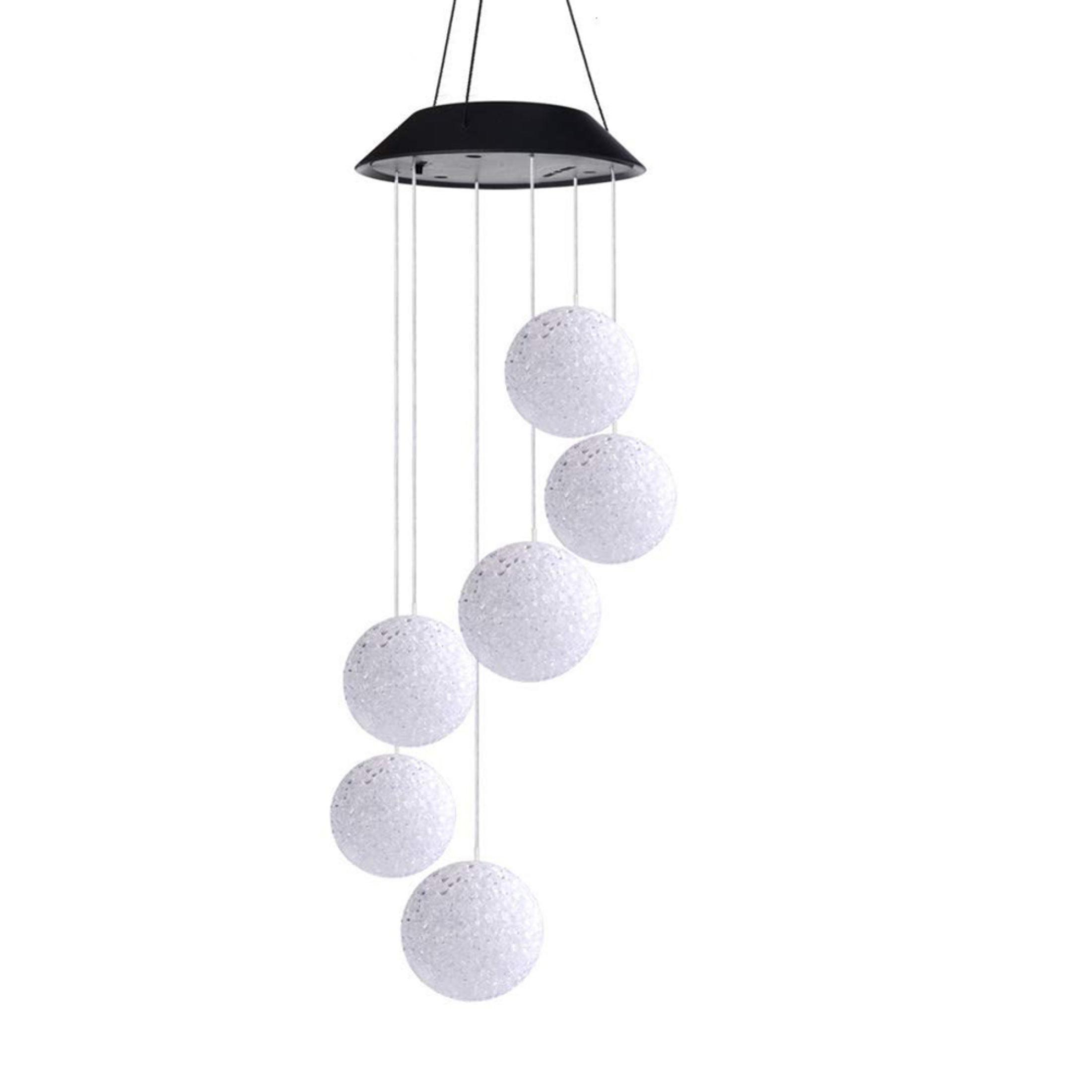 Decoratiune solara de gradina, 6 globuri LED