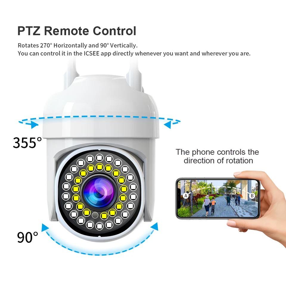 Set 3 x Camera de supraveghere wifi, card 32 GB, JT-8161QJ