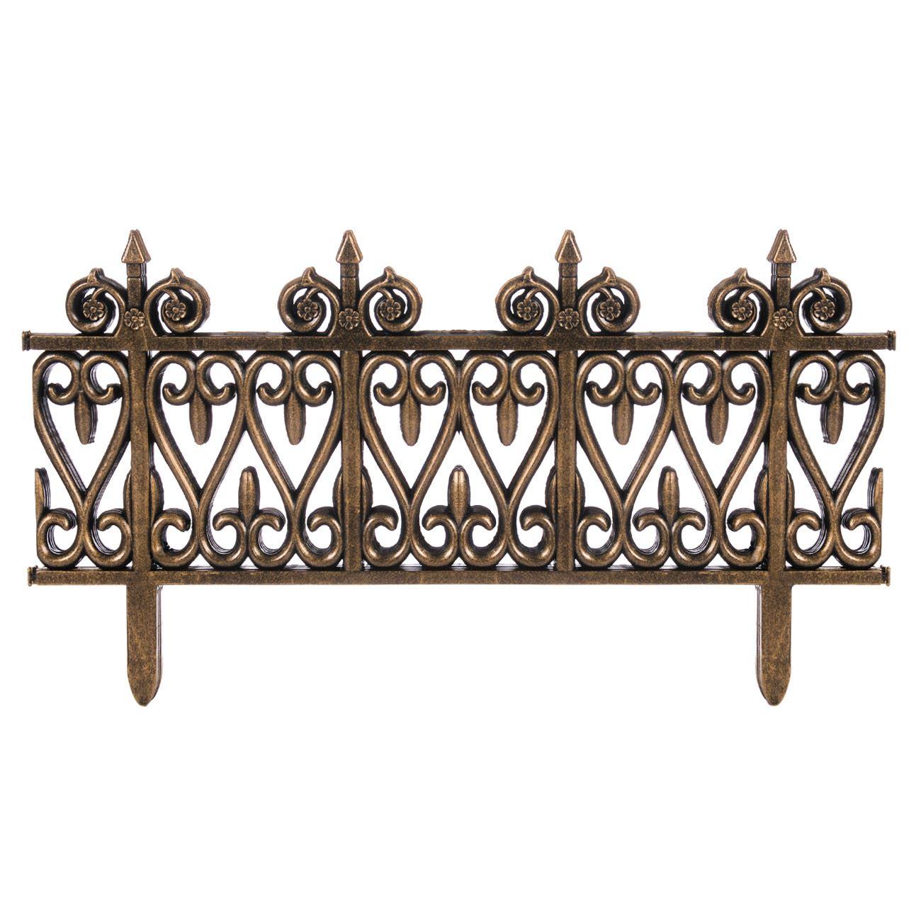 Set 5 gardulete decorative pentru gradina, 62×35 cm, Bronz