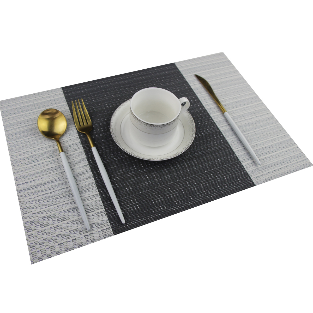 Set 6 servete pentru masa, 30x45 cm, Gri