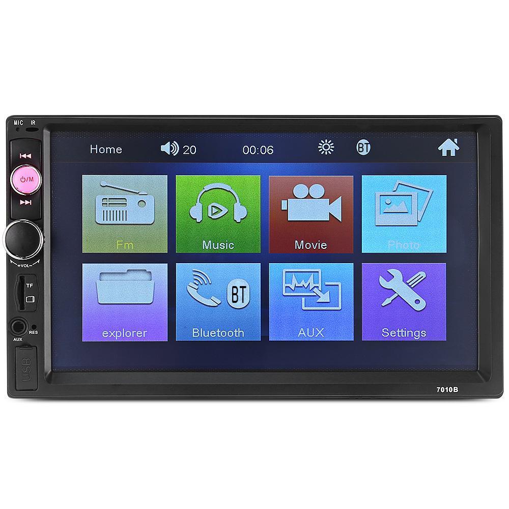 Player Auto MP5 Cu Display Touchscreen 7 Inch, Bluetooth, Slot USB Si MicroSD