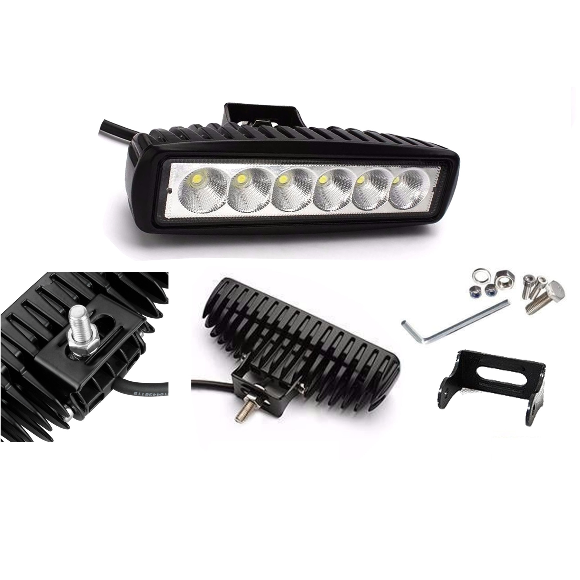 Proiector LED auto Off-Road 18W 12V-24V 1320 lumeni