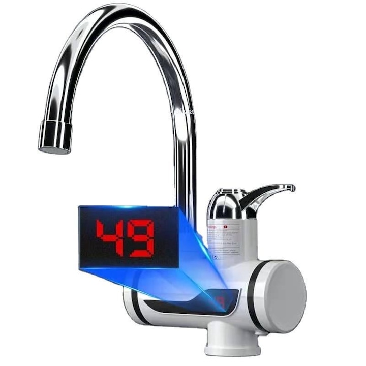 Robinet instant electric incalzire apa. Afisaj digital temperatura.