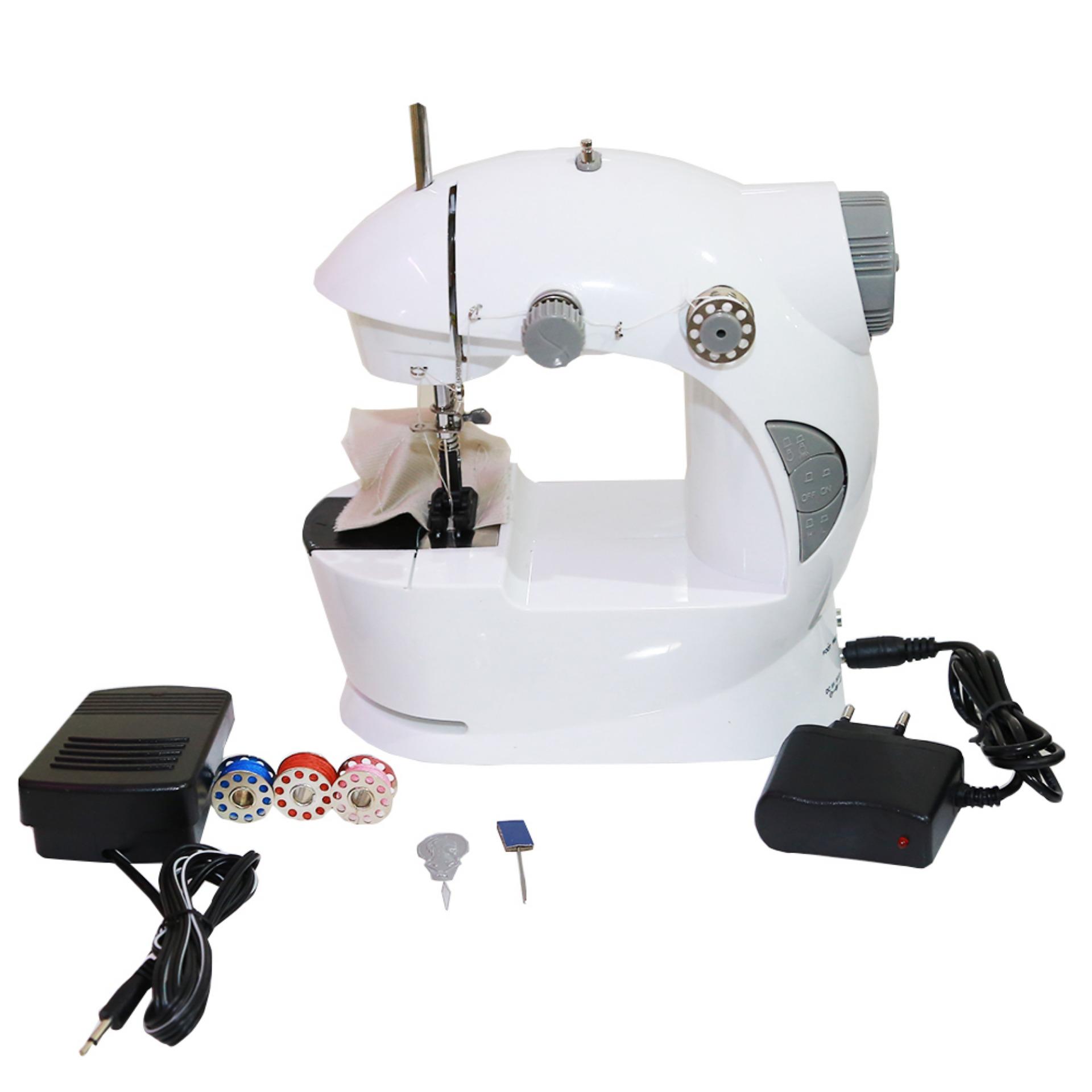 Mini masina de cusut electrica cu pedala + Accesorii