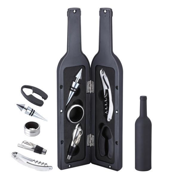 Set cadou elegant pentru vin cu 5 accesorii