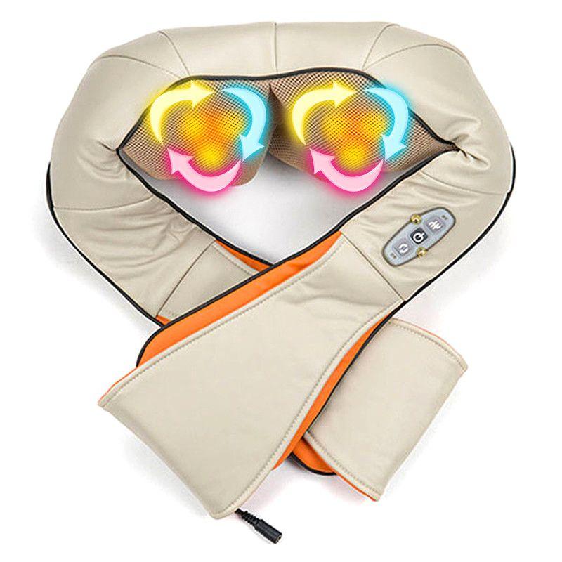 Aparat pentru masaj cervical Shiatsu cu functie de incalzire