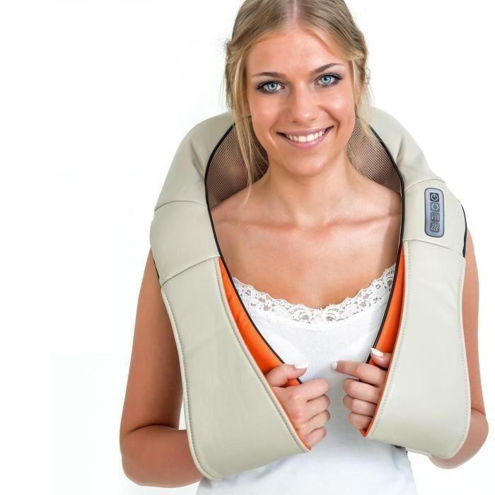 Aparat pentru masaj cervical Shiatsu cu functie de incalzire
