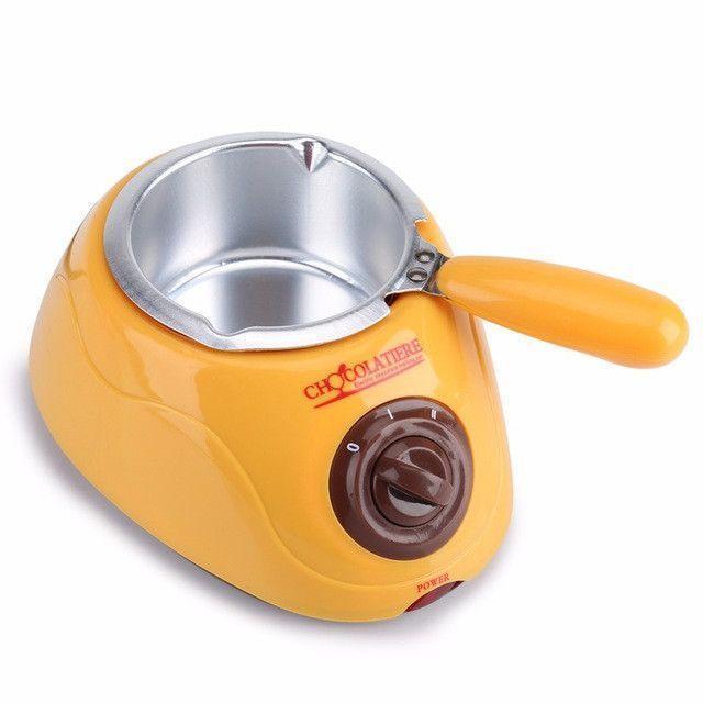 Aparat electric pentru topit ciocolata + Set Fondue - Chocolatiere