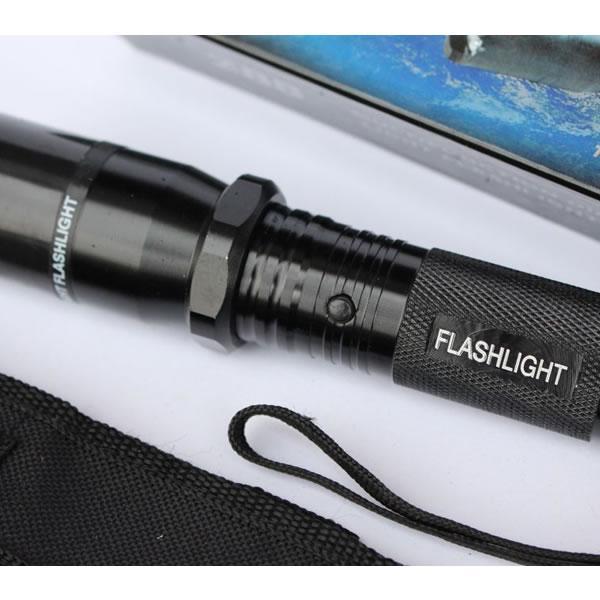 Lanterna electrosoc cu laser rosu - 2 faze de lumina